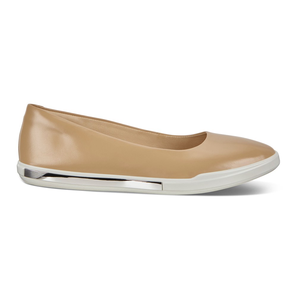 ECCO Womens Ballerinas Khaki - Simpil Ii Slip-On - OTY-950613